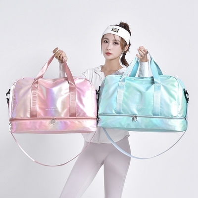 女性用 ファッショナブルで機能的なフィットネス用品のためのパーティション層旅行バッグ