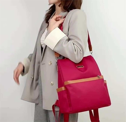 2023 キレイな女の子のバックパック タイベック オックスフォード布  Zipper 閉塞 梱包可能 耐久性