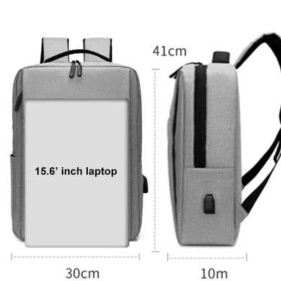 カスタムLOGO 男性用ラップトップバックサック ビジネスサック a dos 防水 オックスフォード バックパック USB付き学生用 バックパック