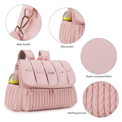卸売 ベビー 尿布 バッグ 小型 尿布 バックパック スタイリッシュ 旅行 ミニ マタリティ デイパック 女性用 ママバッグ トートバッグ