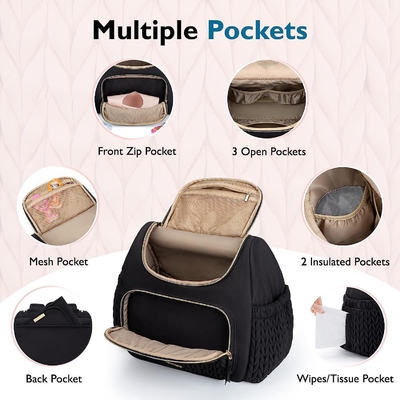 卸売 ベビー 尿布 バッグ 小型 尿布 バックパック スタイリッシュ 旅行 ミニ マタリティ デイパック 女性用 ママバッグ カジュアル トートバッグ