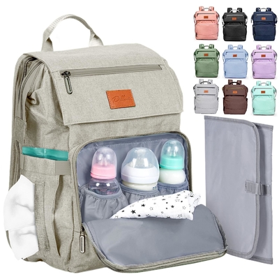 カスタム ベビー 尿布 バッグ 変形パッド 大型 旅行 バッグ 新生児 ベビー 必須品 パック ママ バックパック カジュアル 女性 バックパック