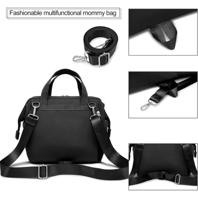 カスタム ベビー 尿布 バッグ リュックパック 小型 出産用 ハンドバッグ 防水 多機能 旅行用 リュックパック スタイリッシュ ミニ レディース トートバッグ